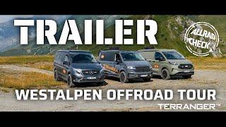 Westalpen-Tour 2024: Der ultimative Van-Offroad-Vergleich!    (Trailer)