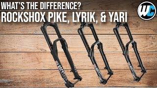 Rockshox Pike, Lyrik, Yari...What's the Difference???