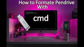 How to Format a USB Flash Drive Using Command Prompt in Windows || How to Format a Pendrive with Cmd