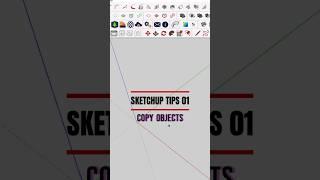 How to copy objects easily | SketchUp Tips 01