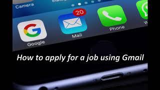 How to apply for a job using Gmail