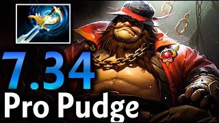 First Pro Pudge in 7.34 Patch 200IQ New Meta | Genius Pudge