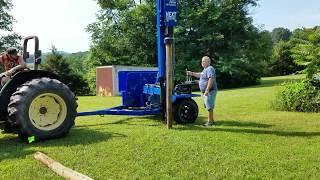 Next Generation Fence Post Driver Trailer Model