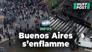 À  Buenos Aires, des députés blessés lors d’une impressionnante manifestation anti-Milei
