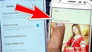 All Mobile Sound Problem / Mute All Sound Turned on Samsung