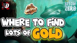 Where to find lots of gold | Subnautica Below Zero