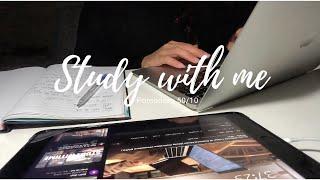 Study With Me 1 Hour at Night | Study motivation |️ Calm Piano| Pomodoro 50/10 | Study - Win