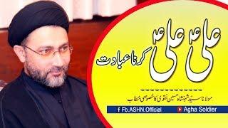 ALI ALI (a.s) Karna Ibadaat Hen by Allama Syed Shahenshah Hussain Naqvi