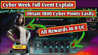 Cyber Week Full Event Explain | Obtain 1800 Cyber Points Easily | Get Free Outfit & All Rewards