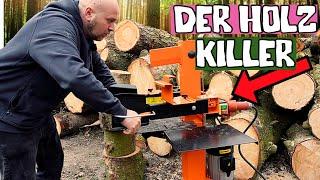 Holzspalter Elektrisch Test ATIKA knackt alles !