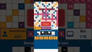 A game of A-Math against Bro in mobile application