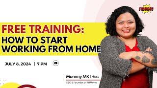 FREE WEBINAR ON HOW TO START WORKING FROM HOME