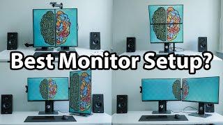 Best Way to Setup My Dual Monitors?