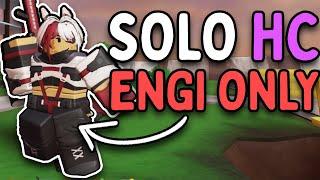 SOLO HARDCORE OP ENGINEER ONLY | Roblox Tower Defense Simulator