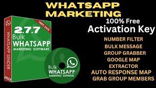 WA Sender Latest Version 2.7.7 | Free Activation Key 1 year WhatsApp Bulk Messaging Activation Key