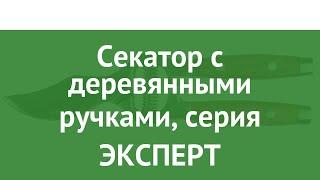 Секатор с деревянными ручками, серия ЭКСПЕРТ (ЗУБР) обзор 40100 производитель Зубр ОВК (Россия)