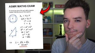 [ASMR] Solving Maths Exam Problems