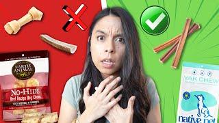 BRUTALLY Honest Review of Popular Dog Chews!  Plus, 3 to AVOID ️
