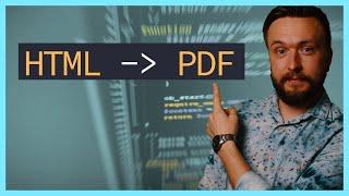 Bewerbung aus HTML in PDF mit WKHTMLTOPDF umwandeln | PHP Tutorial