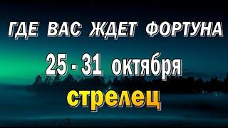 СТРЕЛЕЦ  ОСВОБОЖДЕНИЕ  неделя с 25 по 31 октября. Таро прогноз гороскоп гадание