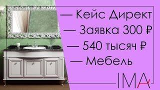 Кейс по мебели для ванной в контекстной рекламе Яндекс Директ. Настройка контекста с результатом