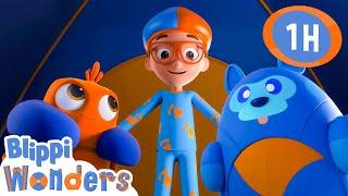 Slumber Time | Blippi Wonders | Educational Kids Videos | Moonbug Kids