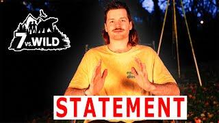 STATEMENT ZU MEINEM ABBRUCH BEI 7 VS. WILD! | Jan Schlappen