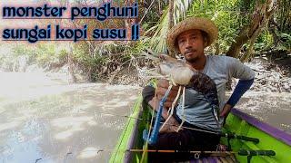 best fishing video mancing udang galah babon di sungai air sangat keruh kalimantan