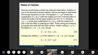 "Vectors and Transformations". Prof. Victor Eremeyev (UniCa, 12 July 2021)