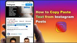 How to Copy Text from an Instagram Post on Android Device