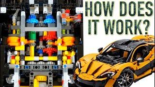 Mechanical Magic of LEGO Technic McLaren P1 42172 (7-Speed Gearbox)