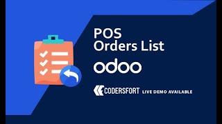 How to see the orders in Odoo POS system | odoo POS Order List | odoo POS Reprint | odoo POS Reorder