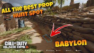 BO6 PROP HUNT: All *BEST* Working Glitch & Spots on Prop Hunt- On Babylon!