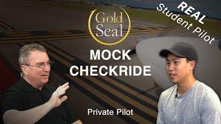 REAL Student Takes Mock Checkride for Private Pilot