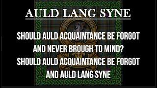 Auld Lang Syne, The Irish Rovers   (w/ lyrics)