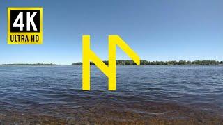 Relaxing Volga River in Russia - Nature Video. 4K [30 Minutes Long]