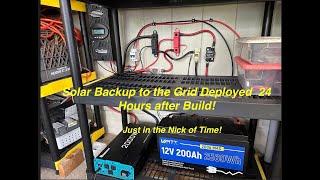 Small Solar System Saves the Day: Home Business Keeps Running During a Grid Outage