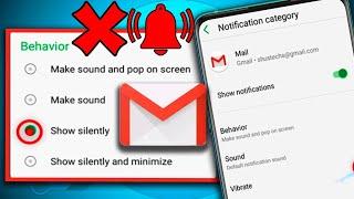 How To Turn Off Email Notification Sounds on Android