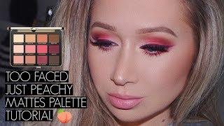 TOO FACED JUST PEACHY MATTES TUTORIAL | The Beauty Vault