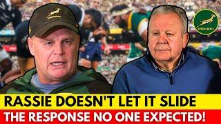 RASSIE ERASMUS DOESN'T STAY SILENT AND CONFRONTS THE WORLD RUGBY BOSS | SPRINGBOKS NEWS