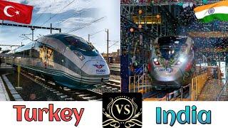 INDIAN RAILWAYS Vs TURKISH RAILWAYS Comparison in 2023 || India Vs Türkiye