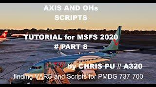 AXIS AND OHs AND HOW TO GET VARs FROM PMDG 737 für MSFS2020 Part 8