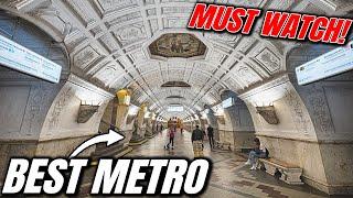 BEAUTIFUL Moscow Metro, Belorusskaya Station (Full version)