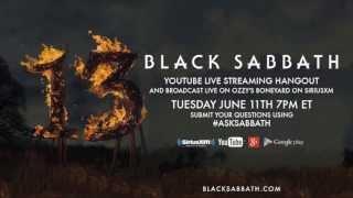 BLACK SABBATH - Youtube Hangout and Broadcast Live on Ozzy's Boneyard