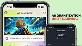 A8 Quantization | Best Usdt Earning Site 2024 | Free Usdt Without Deposit | Earn Usdt