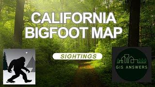 Shocking Bigfoot Encounters Map for California in 3D Part 2