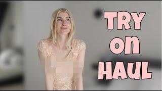 [4K] INCREDIBLE TRANSPARENT DRESS | ONE PIECE TRY-ON HAUL