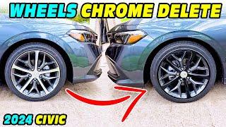 2024 Honda Civic CHROME DELETE wheels & Trims