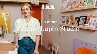 Inside Emmy Smith's illustration filled creative studio space | In Residence studio tour | Lick