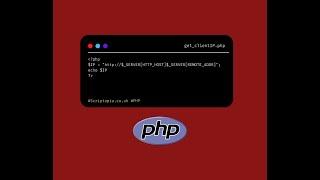 PHP Server - Get the client IP address